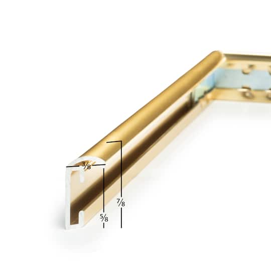 Frame USA Metal I Gold Single Image Picture Frame